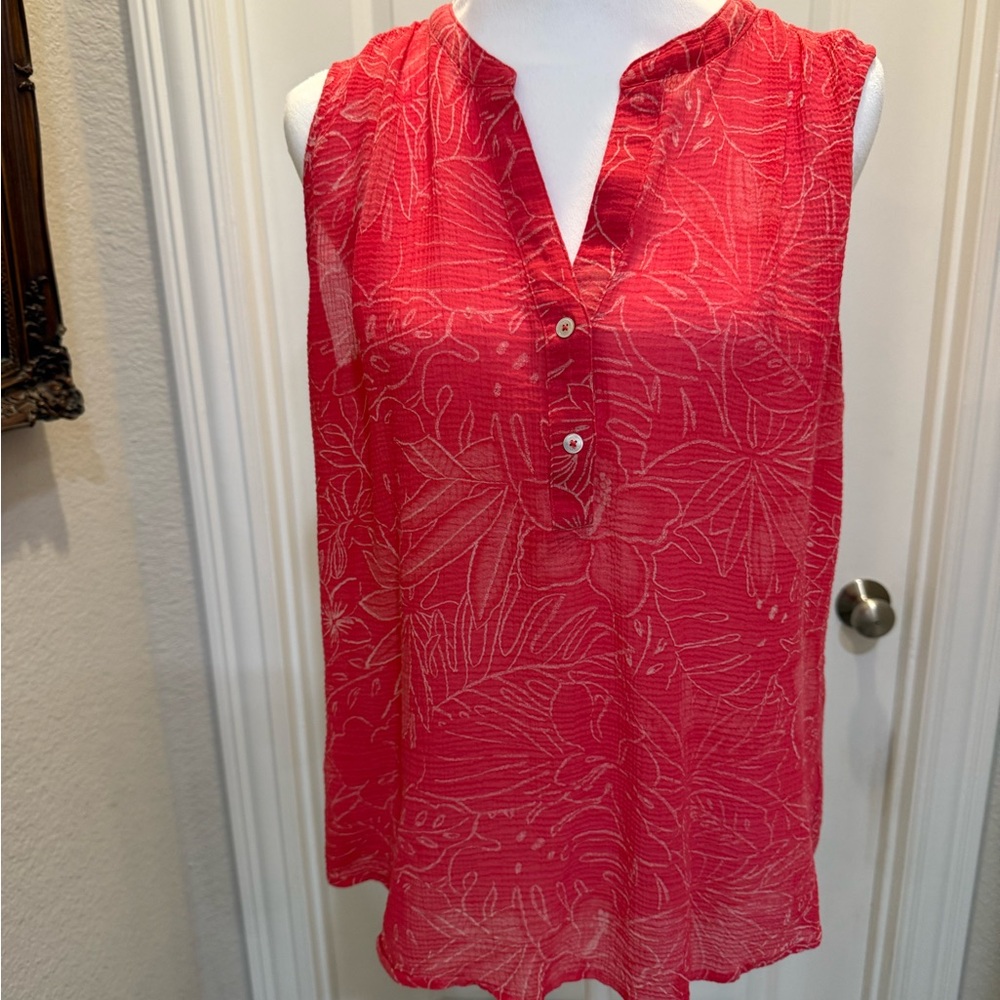 Tommy Bahama Coral Floral Tank Top